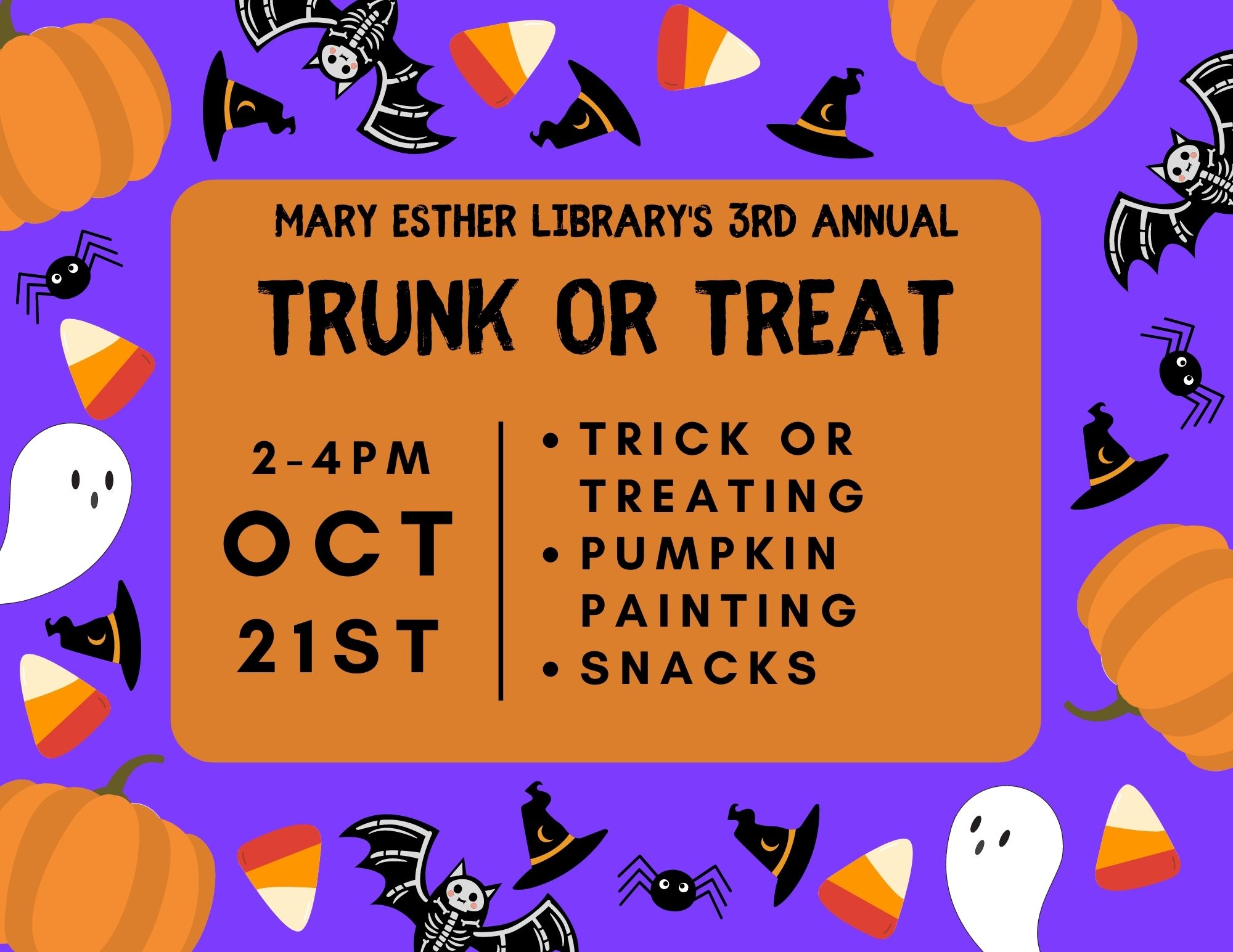 Trunk or Treat! Okaloosa County Public Library Cooperative